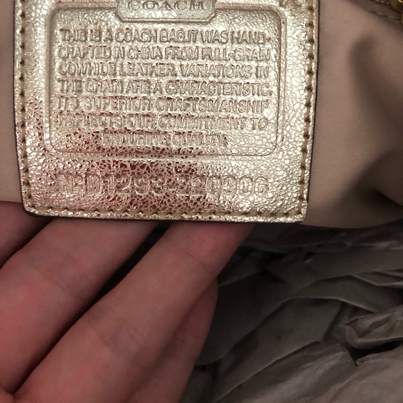 Coach Soho Metallic gold Large Hobo - Picture 11 of 14